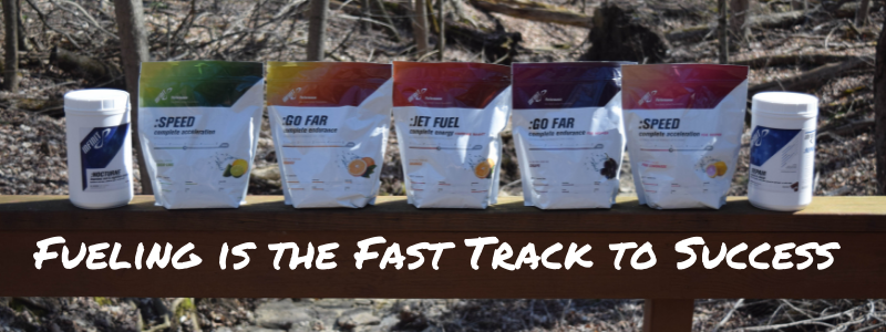 INFINIT product line up, text "Fueling the Fast Track to Success"