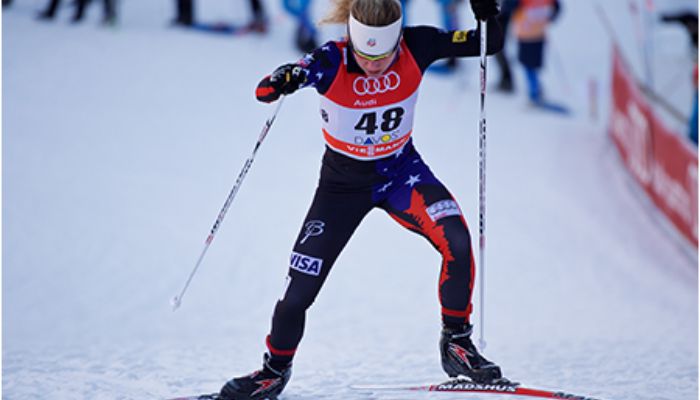 Caitlin Gregg Skiing 